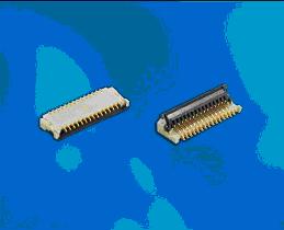 0.2毫米間距，0.9毫米高度FPC 零插入力連接器