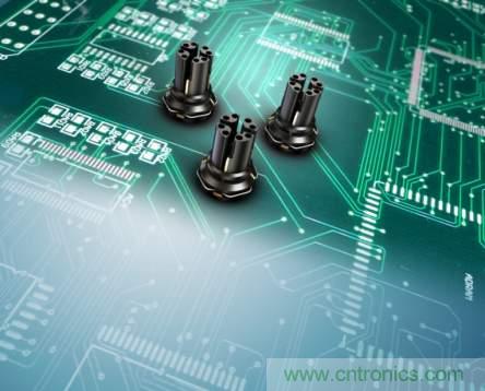 尺寸明顯縮小的PCB板連接器，采用MID技術(shù)重新定義了連接器內(nèi)部屏蔽結(jié)構(gòu)