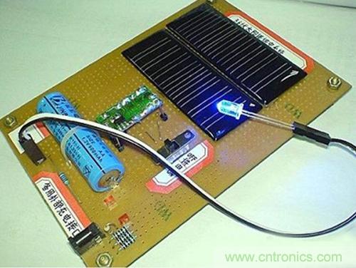 微型太陽能供電板DIY，給手電筒收音機(jī)供電