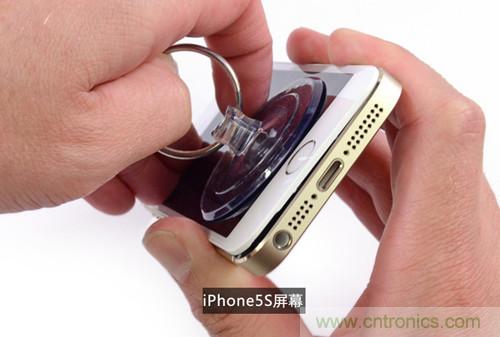 土豪金iPhone 5S拆解：內(nèi)部結(jié)構(gòu)升級，維修難度增加