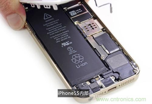 土豪金iPhone 5S拆解：內(nèi)部結(jié)構(gòu)升級，維修難度增加
