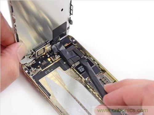 土豪金iPhone 5S拆解：內(nèi)部結(jié)構(gòu)升級，維修難度增加