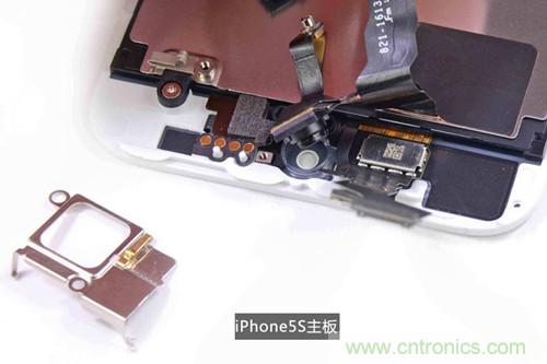 土豪金iPhone 5S拆解：內(nèi)部結(jié)構(gòu)升級，維修難度增加