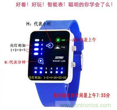 低調(diào)有內(nèi)涵！別人看不懂的LED電子表DIY