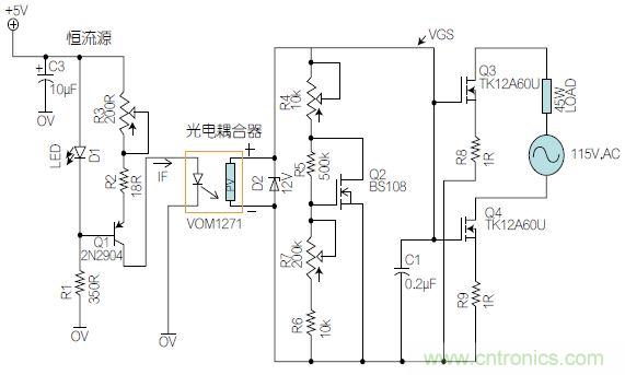 圖1：基于有源器件的線性區(qū)域進(jìn)行功率控制。