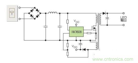 初級側(cè)驅(qū)動器可通過在輸出級使用變壓器，設(shè)計(jì)成隔離式配置；或通過使用電感器替代輸出變壓器，并選用降壓控制器替代反激電路，設(shè)計(jì)成非隔離配置。