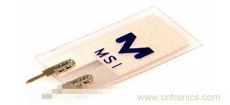 Measurement Specialties 的 MSP1006 壓電晶體。