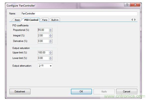 用于PSoC 3、PSoC 4與PSoC 5設(shè)計(jì)的PSoC Creator風(fēng)扇控制器設(shè)計(jì)向?qū)? width=