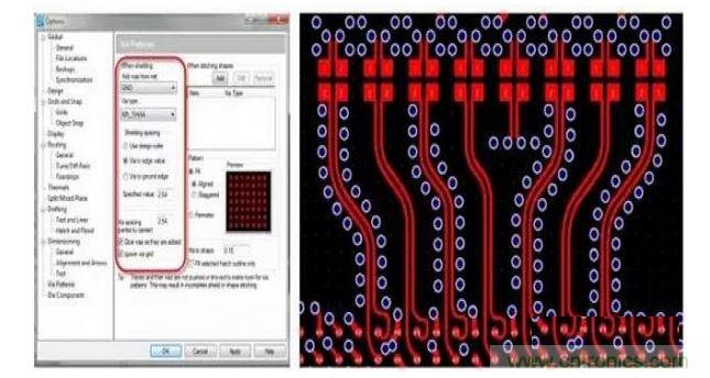 PCB 設(shè)計(jì)工具如果能夠控制共面波導(dǎo)和波導(dǎo)過孔的創(chuàng)建，將有助于顯著減少設(shè)計(jì)錯(cuò)誤和縮短設(shè)計(jì)時(shí)間。
