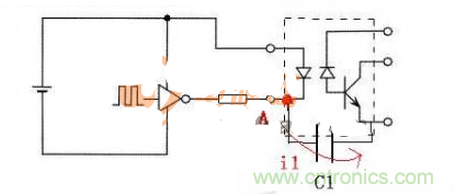 光耦電路中，限流電阻位置有什么影響？