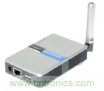 圖1：Linksys WPS54G打印服務(wù)器。
