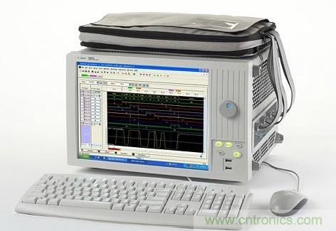 通過適配器連接iDevice與測(cè)試設(shè)備。