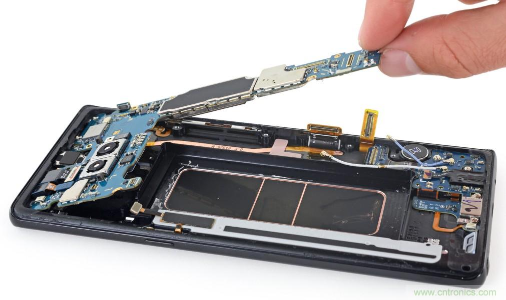 三星Note 8拆解，模塊化+分離式設(shè)計成趨勢？