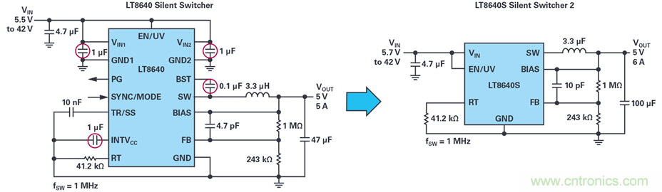 是否可以將低EMI電源安裝到擁擠的電路板上？