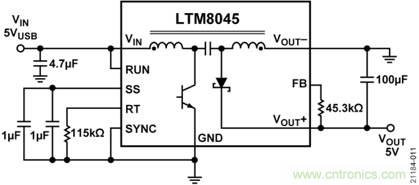 USB供電、915MHz ISM無線電頻段、具有過溫管理功能的1W功率放大器