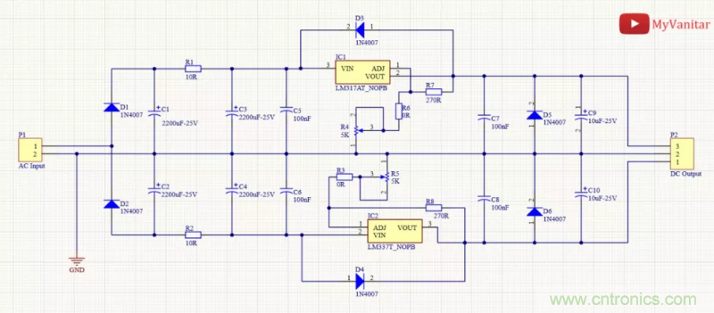 怎樣構(gòu)建可調(diào)線性AC-DC電源供用戶自由調(diào)節(jié)？