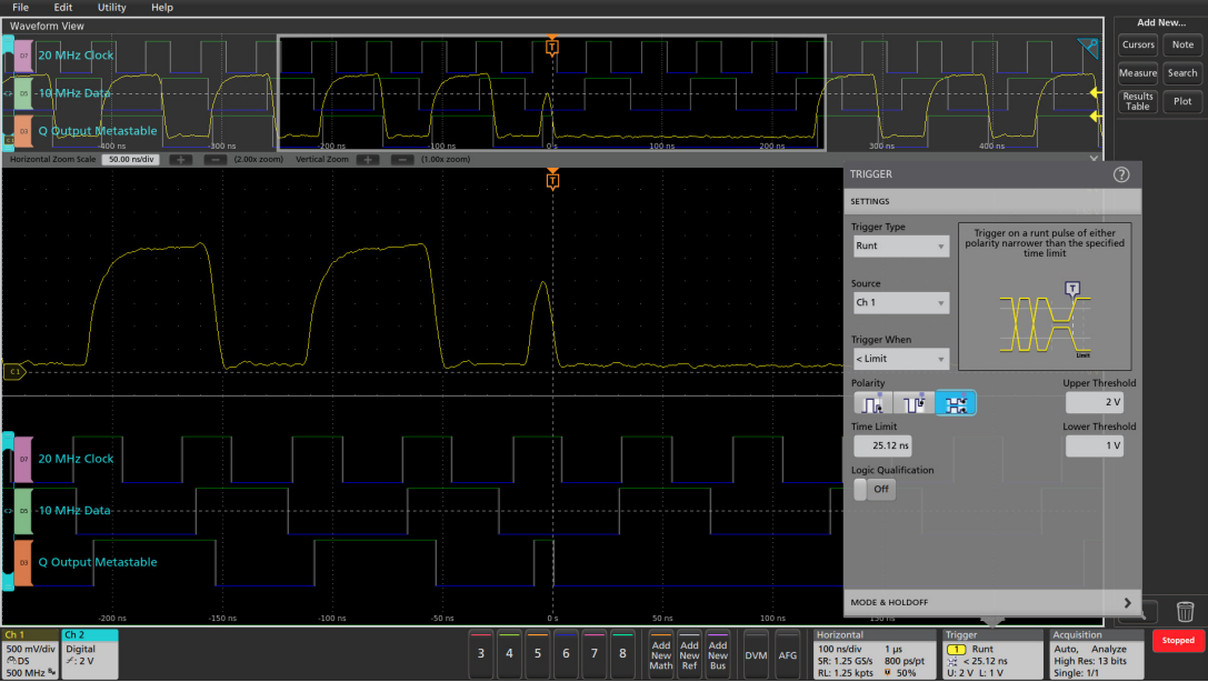 用混合信號示波器識別建立和保持時間違規(guī) 用混合信號示波器識別建立和保持時間違規(guī)