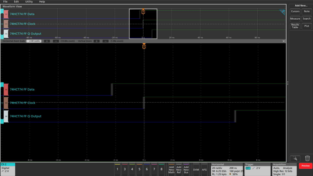 用混合信號示波器識別建立和保持時間違規(guī) 用混合信號示波器識別建立和保持時間違規(guī)