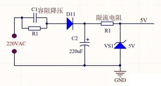 220V直接串聯(lián)電阻降壓5V能給手機(jī)充電嗎？