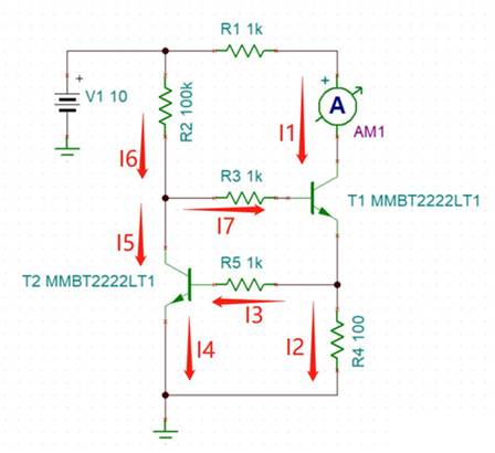 2個NPN三極管組成的恒流電路，如何工作？