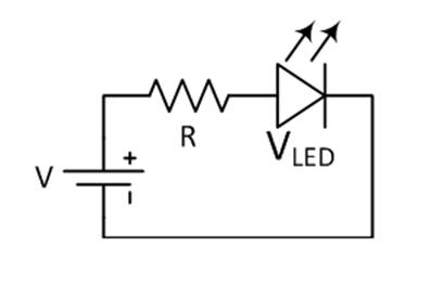 發(fā)光二極管中的電阻器 發(fā)光二極管中的電阻器
