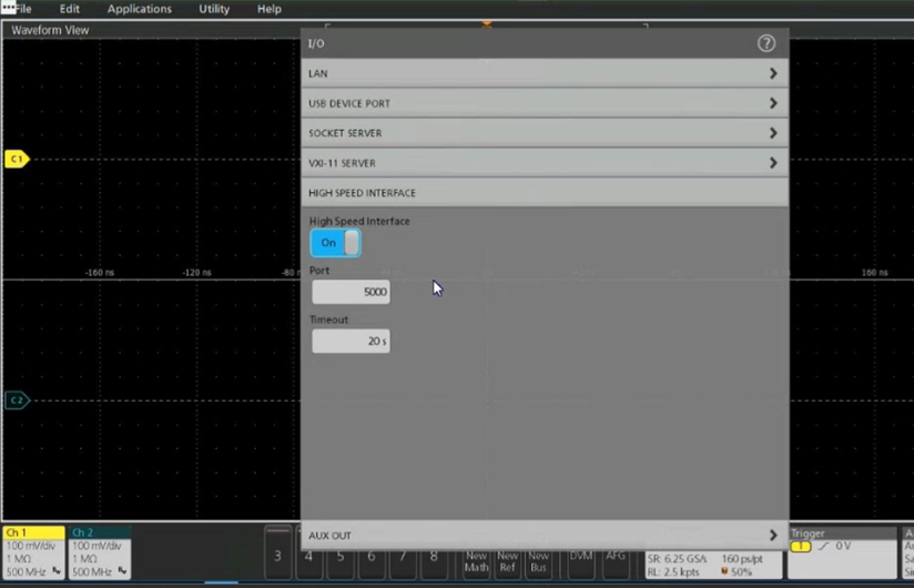 開(kāi)啟TekHSI高速接口功能，加速波形數(shù)據(jù)遠(yuǎn)程傳輸