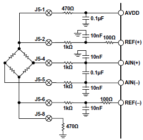 圖5 電壓激勵的壓力傳感器    圖6 電流激勵的壓力傳感器 圖5 電壓激勵的壓力傳感器    圖6 電流激勵的壓力傳感器
